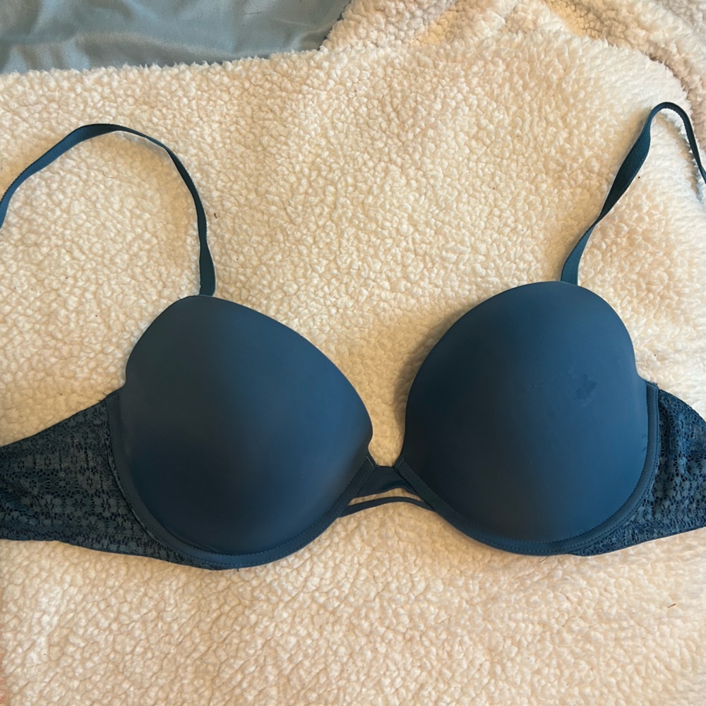 Victoria's Secret Blue Lace Bra